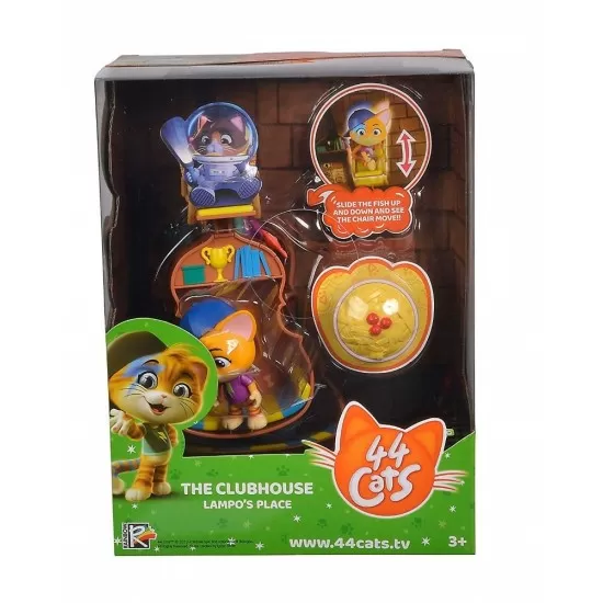 Figurina 44 de Pisici Lampo 8 cm cu accesorii Figurina 44 de Pisici Lampo 8 cm cu accesorii
