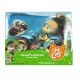 Figurina 44 de Pisici Lampo 8 cm cu motocicleta Figurina 44 de Pisici Lampo 8 cm cu motocicleta