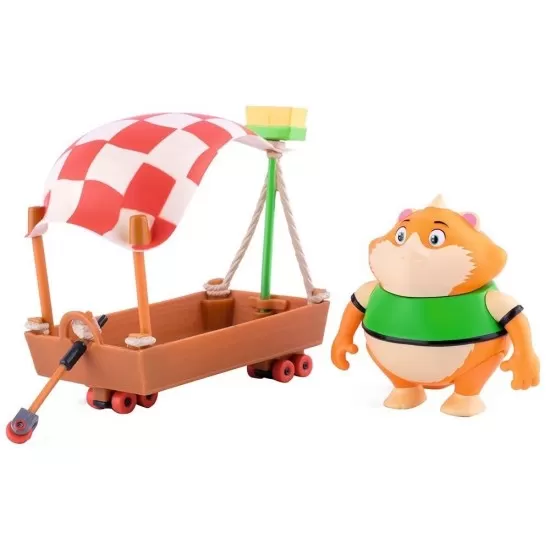 Figurina 44 de Pisici Meatball 8 cm cu barcuta Figurina 44 de Pisici Meatball 8 cm cu barcuta