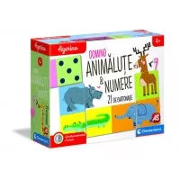 Joc educativ Agerino Domino - Animalute si numere