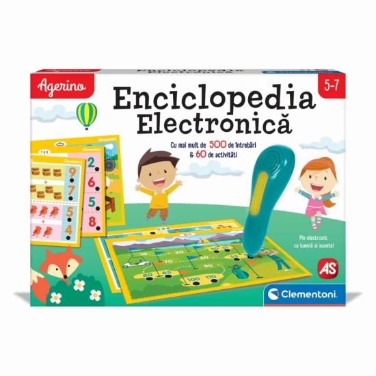 Joc educativ Agerino - Enciclopedia electronica 5 - 7 ani Joc educativ Agerino - Enciclopedia electronica 5 - 7 ani
