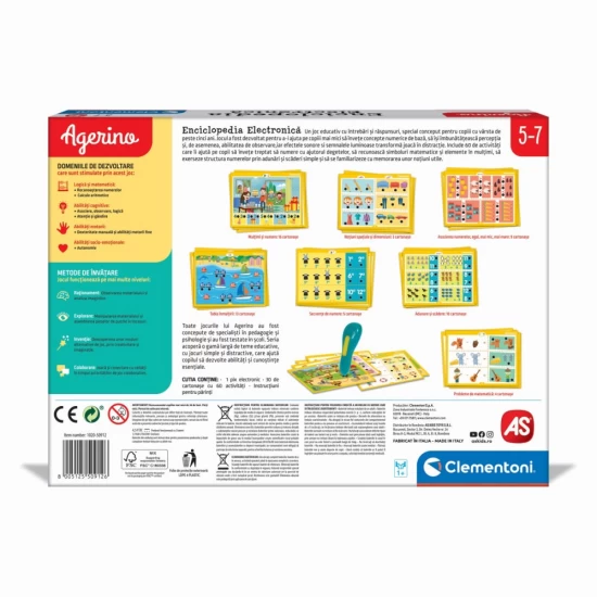 Joc educativ Agerino - Enciclopedia electronica 5 - 7 ani Joc educativ Agerino - Enciclopedia electronica 5 - 7 ani