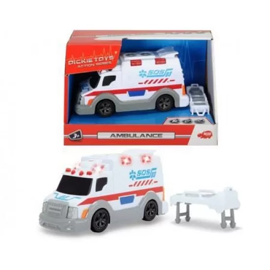 Ambulanta cu sunete si lumini Dickie Toys Ambulanta cu sunete si lumini Dickie Toys