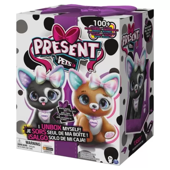 Jucarie interactiva cadou surpriza Glitter Pup Jucarie interactiva cadou surpriza Glitter Pup