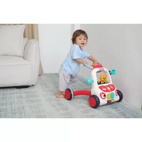 Antemergator multicolor si centru cu activitati interactive Hola Toys Antemergator multicolor si centru cu activitati interactive Hola Toys
