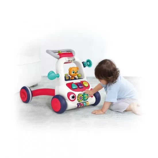 Antemergator multicolor si centru cu activitati interactive Hola Toys Antemergator multicolor si centru cu activitati interactive Hola Toys