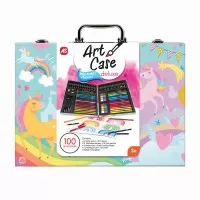 Set de desen Art Case Deluxe cu 100 de accesorii Unicorn