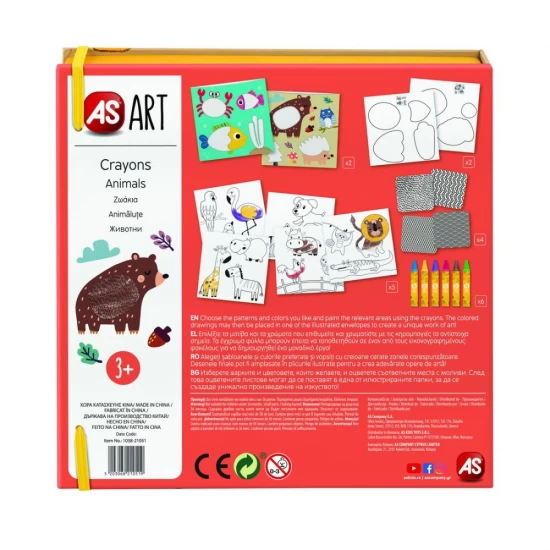 Set desen AS Art cu creioane si animale