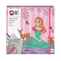 Set desen AS Art - Creioane colorate printese