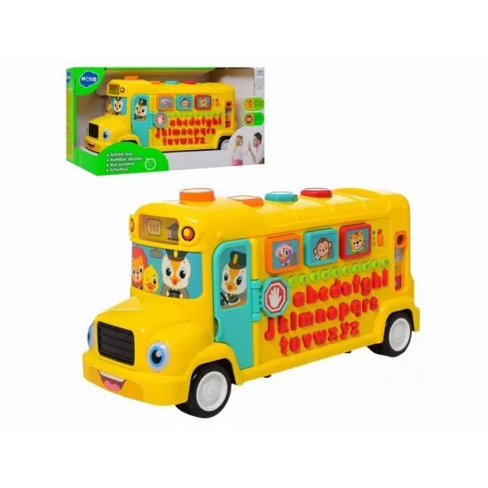 Autobuz scolar educativ cu sunete si lumini Autobuz scolar educativ cu sunete si lumini