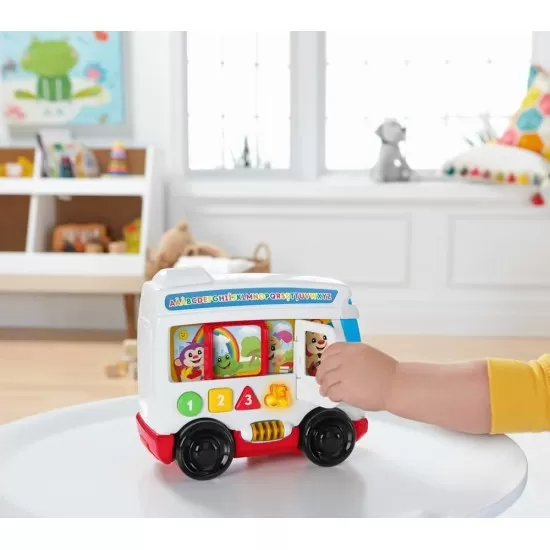 Autobuz cu sunete limba romana Fisher Price Autobuz cu sunete limba romana Fisher Price