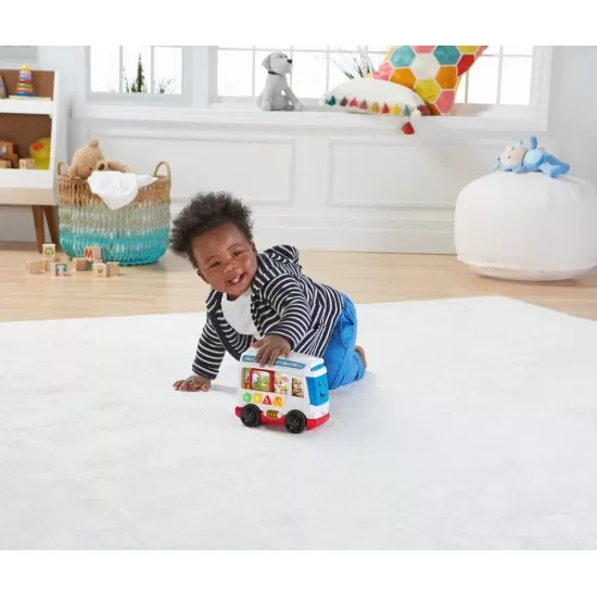 Autobuz cu sunete limba romana Fisher Price Autobuz cu sunete limba romana Fisher Price