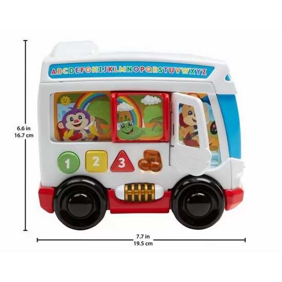 Autobuz cu sunete limba romana Fisher Price Autobuz cu sunete limba romana Fisher Price