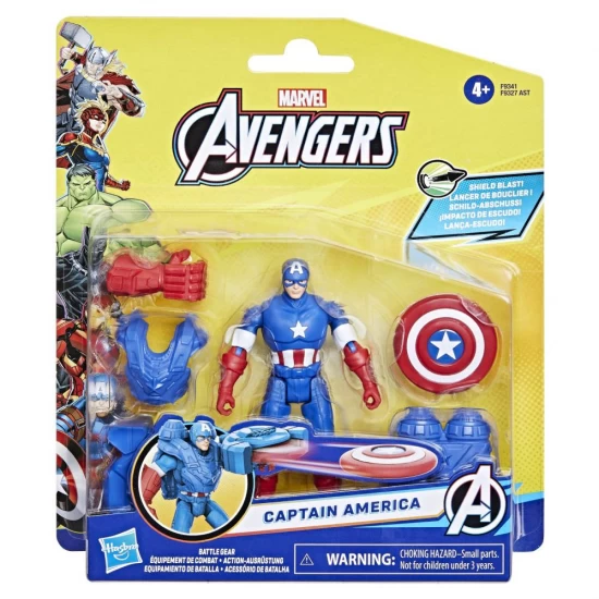 Figurina Captain America Avangers Epic Hero Battle Gear 10 cm Figurina Captain America Avangers Epic Hero Battle Gear 10 cm