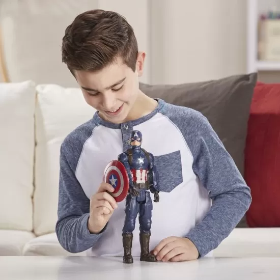 Figurina Titan Hero Movie Capitan America Avengers 29 cm Figurina Titan Hero Movie Capitan America Avengers 29 cm