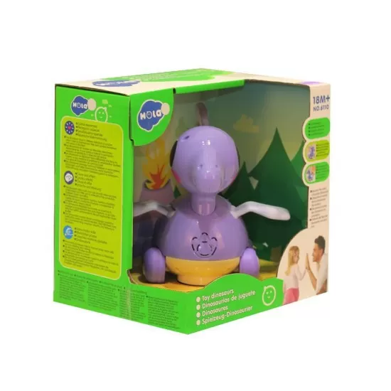 Jucarie dinozaur mov cu sunete si lumini Jucarie dinozaur mov cu sunete si lumini