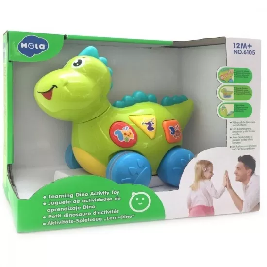 Jucarie interactiva Baby Dinozaur cu miscari, melodii si lumini