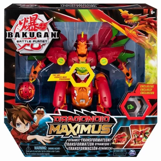 Bakugan Draganoid Maximus cu lumini si sunete Bakugan Draganoid Maximus cu lumini si sunete