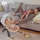 Balansoar bebelusi 2 in 1 cu spatar reglabil si plasa protectie insecte Kinderkraft Elsu Balansoar bebelusi 2 in 1 cu spatar reglabil si plasa protectie insecte Kinderkraft Elsu