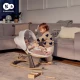 Balansoar bebelusi 2 in 1 cu spatar reglabil si plasa protectie insecte Kinderkraft Elsu Balansoar bebelusi 2 in 1 cu spatar reglabil si plasa protectie insecte Kinderkraft Elsu