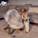 Balansoar bebelusi 2 in 1 cu spatar reglabil si plasa protectie insecte Kinderkraft Elsu Balansoar bebelusi 2 in 1 cu spatar reglabil si plasa protectie insecte Kinderkraft Elsu