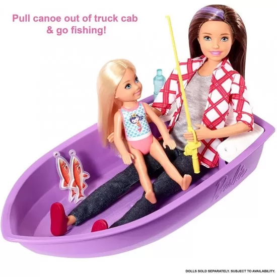 Rulota de vis Barbie 3 in 1 super accesorizata cu 60 de piese Rulota de vis Barbie 3 in 1 super accesorizata cu 60 de piese