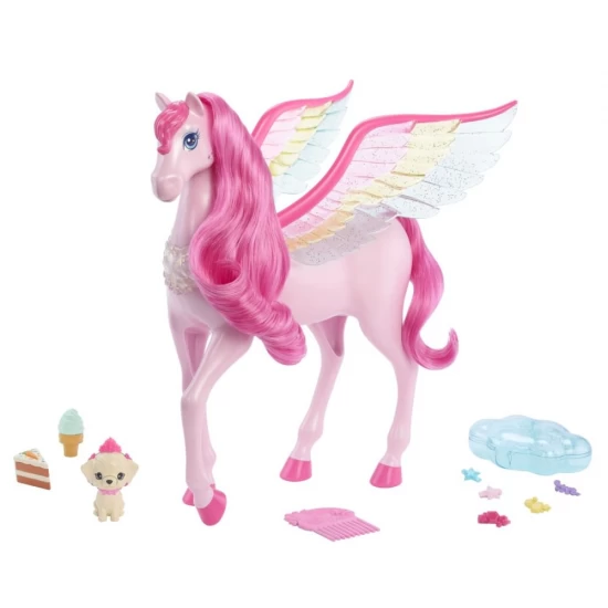 Calut Pegasus Barbie cu accesorii Calut Pegasus Barbie cu accesorii