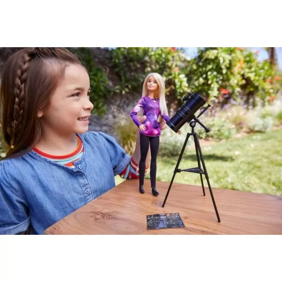 Papusa Barbie Astrolog cu telescop Papusa Barbie Astrolog cu telescop