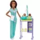 Set Barbie Cariere cu papusa doctor pediatru Set Barbie Cariere cu papusa doctor pediatru