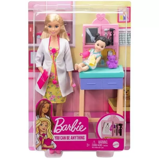 Set papusa Barbie Cariere - Doctor pediatru