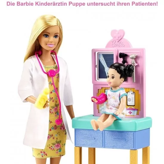 Set papusa Barbie Cariere - Doctor pediatru