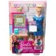 Set de joaca Barbie Cariere - Papusa blonda profesoara cu mobilier Set de joaca Barbie Cariere - Papusa blonda profesoara cu mobilier