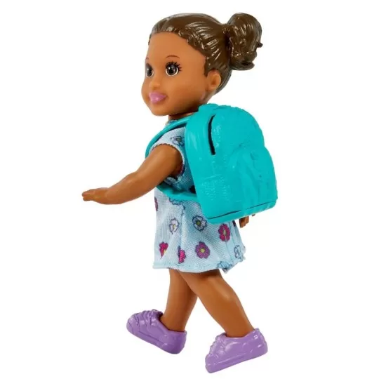 Set de joaca Barbie Cariere - Papusa blonda profesoara cu mobilier Set de joaca Barbie Cariere - Papusa blonda profesoara cu mobilier