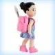 Set Barbie Cariere - Mobilier cu papusa bruneta profesoara de pictura