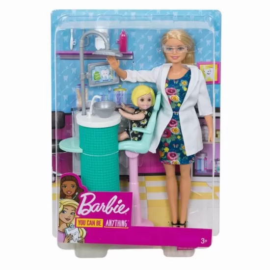 Set de joaca papusa Barbie Medic Stomatolog Set de joaca papusa Barbie Medic Stomatolog