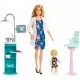 Set de joaca papusa Barbie Medic Stomatolog Set de joaca papusa Barbie Medic Stomatolog