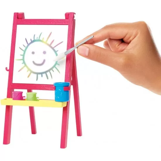 Set papusa Barbie Cariere - Profesoara de pictura