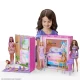 Casa de papusi Barbie pliabila cu 4 zone si accesorii Casa de papusi Barbie pliabila cu 4 zone si accesorii