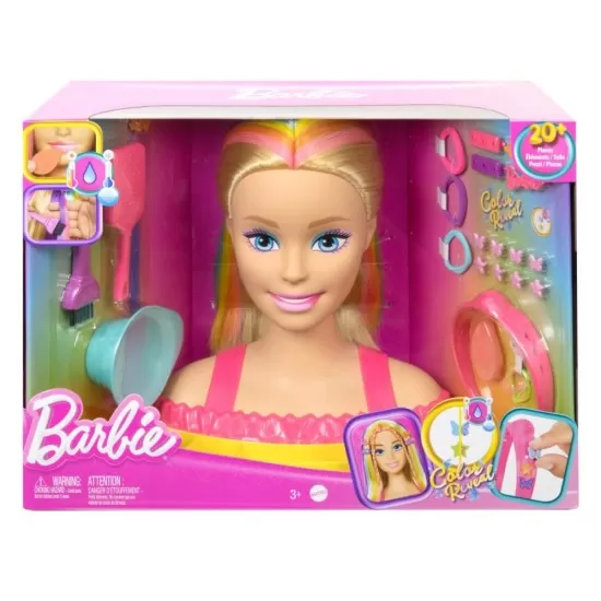Bust papusa Barbie Color Reveal Deluxe Beauty Model Bust papusa Barbie Color Reveal Deluxe Beauty Model