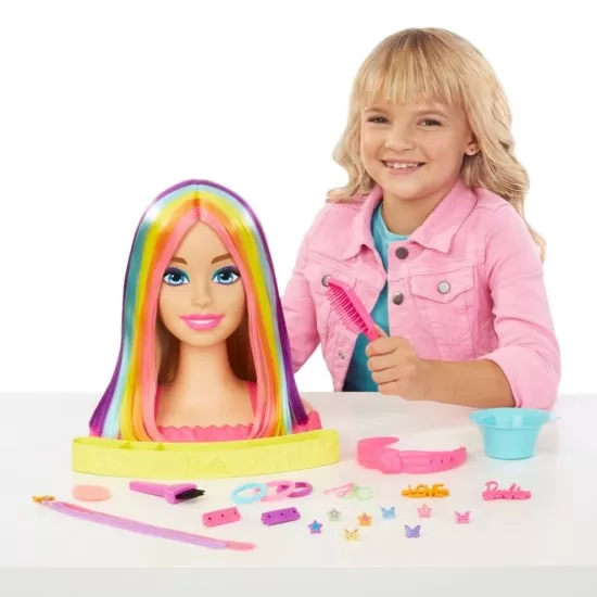 Bust papusa Barbie Color Reveal Deluxe Beauty Model Bust papusa Barbie Color Reveal Deluxe Beauty Model