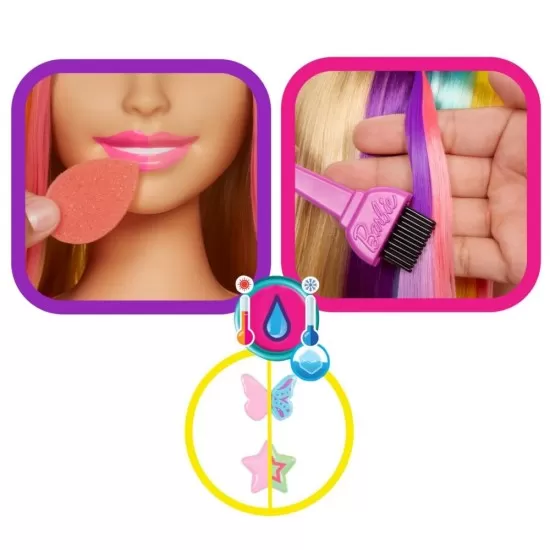 Bust papusa Barbie Color Reveal Deluxe Beauty Model Bust papusa Barbie Color Reveal Deluxe Beauty Model