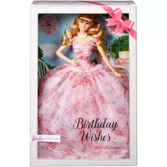Papusa Barbie de colectie aniversara 60 ani - La multi ani Papusa Barbie de colectie aniversara 60 ani - La multi ani
