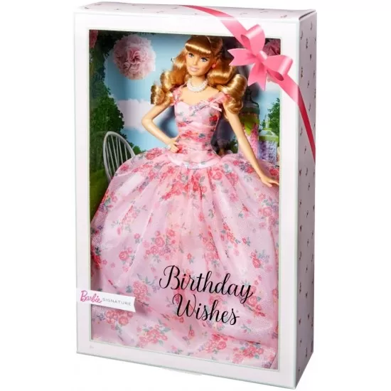 Papusa Barbie de colectie aniversara 60 ani - La multi ani Papusa Barbie de colectie aniversara 60 ani - La multi ani
