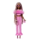 Papusa Barbie Deluxe Style cu salopeta roz si par impletit Papusa Barbie Deluxe Style cu salopeta roz si par impletit