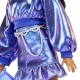 Papusa Barbie Deluxe Style cu rochie albastru metalizat Papusa Barbie Deluxe Style cu rochie albastru metalizat
