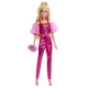 Papusa Barbie Deluxe Style cu tinuta roz metalizat Papusa Barbie Deluxe Style cu tinuta roz metalizat