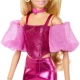 Papusa Barbie Deluxe Style cu tinuta roz metalizat Papusa Barbie Deluxe Style cu tinuta roz metalizat