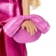 Papusa Barbie Deluxe Style cu tinuta roz metalizat Papusa Barbie Deluxe Style cu tinuta roz metalizat