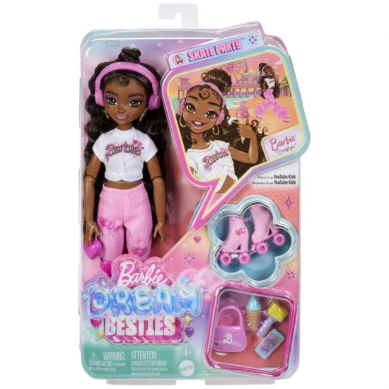 Papusa Barbie Dream Besties Brooklyn - Petrecere pe role Papusa Barbie Dream Besties Brooklyn - Petrecere pe role
