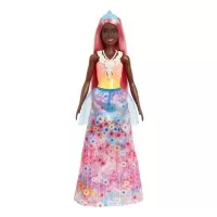 Papusa Barbie Dreamtopia printesa cu par corai
